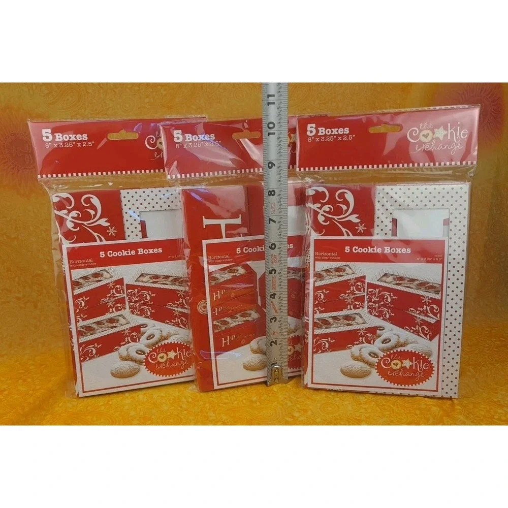 Lot of 3 Cookie‎ Exchange 5 Boxes 8